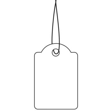 HERMA 6903 : Lot de 1000 étiquettes à trou et ficelle - 18 x 28 mm modele