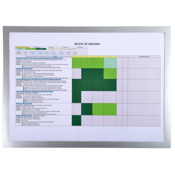 Photo Pochette d'affichage magnétique - A3 - Argent EXACOMPTA