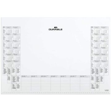 Photo Bloc de recharge pour sous-main avec calendrier DURABLE 