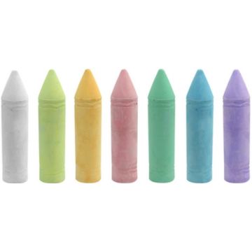 Photo Boite de 7 grosses craies de trottoir - Assortiment WONDAY