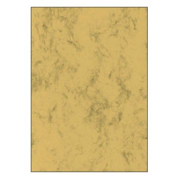 Image SIGEL DP553 : Feuilles marbrées - Format A4 - Brun sable