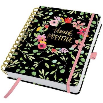Agenda à spirale - Flower Love - Journalier : SIGEL BuJo Jolie image