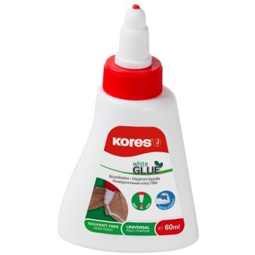 Colle blanche - Pour bricolage - 60 g : KORES White GLUE