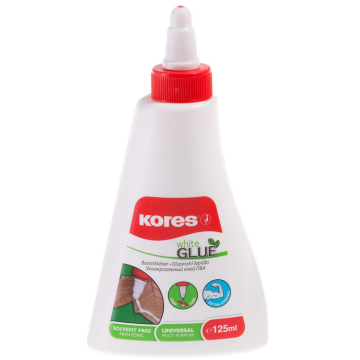 Colle blanche - Pour bricolage - 125 g : KORES White GLUE