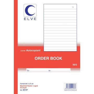 LIGNE Carnet autocopiant Dupli 22137 - 297 x 210 mm Couverture