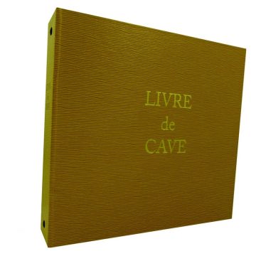 ELVE 603 Livre de cave Jaune Etiquette bouteille de vin