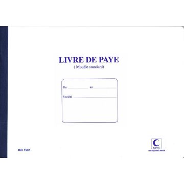 Livre de paie Registre des appointements et des salaires (ELVE 1532)