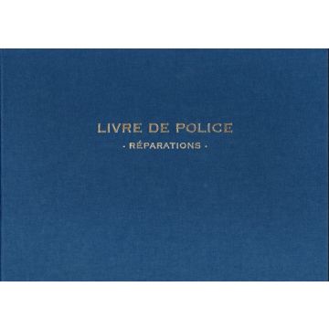 Registre Bijoutier Réparateurs Livre de police pour métaux précieux  14182 ELVE