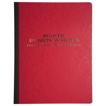 Livre de police - Registre d'objets mobiliers Dauphin 41791D