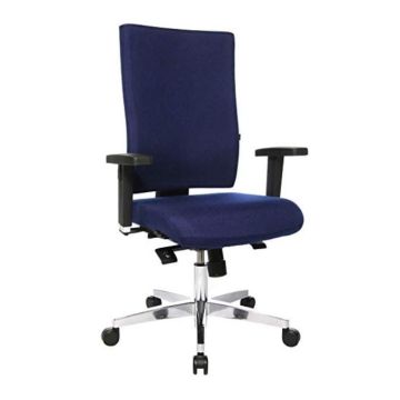 Fauteuil de Bureau avec accoudoirs  : TOPSTAR Lightstar 20 exemple fauteuil bleu