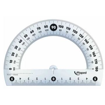 Rapporteur géométrique - Cristal 180 MAPED  photo