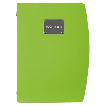 Protège-menus A4 en plastique - Vert : SECURIT Rio Menu Modèle