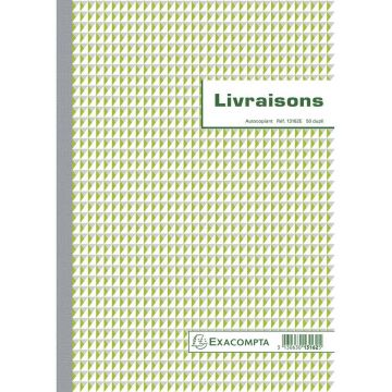 Photo LIVRAISONS Carnet autocopiant Dupli - 297 x 210 mm EXACOMPTA Image
