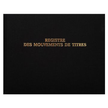 EXACOMPTA : Registre Mouvements de Titres 91E