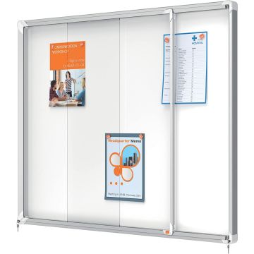 Photo Vitrine - Porte coulissante - 15 feuilles A4 : NOBO 1902609