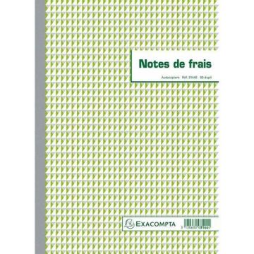 NOTE DE FRAIS Carnet autocopiant Dupli - 297 x 210 mm Exacompta 3144E