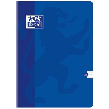 Cahier 192 pages Grands carreaux A4 - 210 x 297 mm OXFORD Bleu