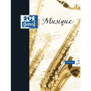 Photo OXFORD : Cahier de musique - 48 pages - 170 x 220 mm 100104965 