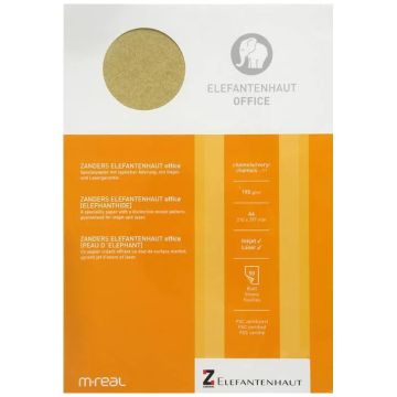 Photo PAPYRUS 88001577 : Lot de 100 feuilles de papier peau d'éléphant - A4 - Chamois