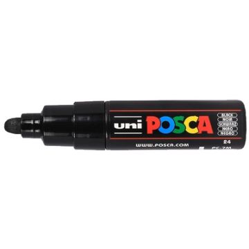 Marqueur peinture Posca PC7M - Noir : UNI-BALL Image