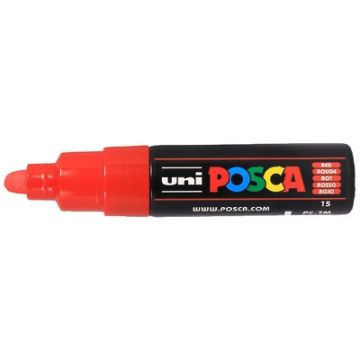 Marqueur peinture Posca PC7M - Rouge : UNI-BALL Image
