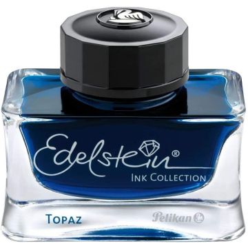 Photo PELIKAN Edelstein : Encre de chine haute qualité - 50 ml - Bleu turquoise 339382