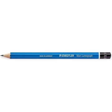 Photo STAEDTLER 100-2H : Crayon graphite Mars Lumograph - 2H