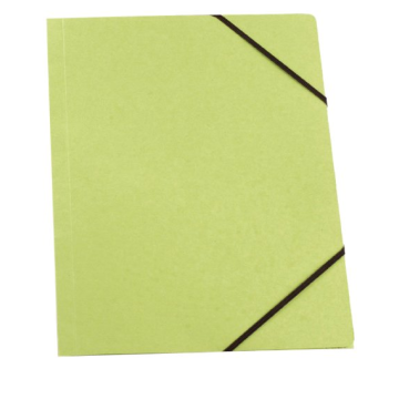 Photo Chemise à élastiques A4 - Vert : ELBA Carte Forte