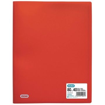 Photo ELBA Protège-documents de 40 pochettes - Rouge 100206243