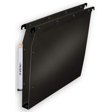 Photo Dossiers suspendus - 30 mm - Noir : L'OBLIQUE Lot de 10