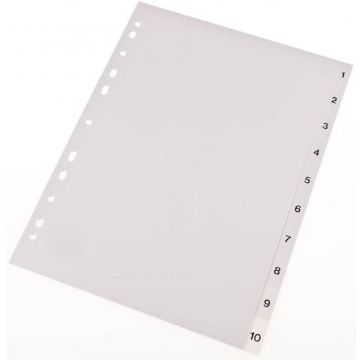 Photo Intercalaire numérique en plastique - 1 à 12 - A4 : PRO-OFFICE