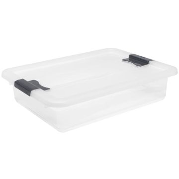 Photo Boite de rangement à couvercle - 7 litres - Transparent KEEEPER Cornelia