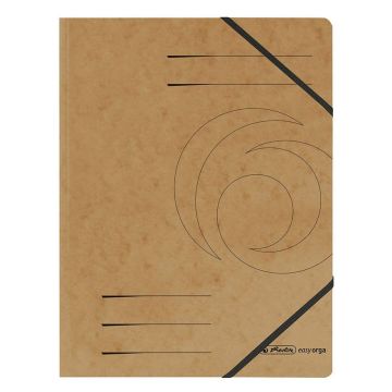 Photo Chemise à élastiques A4 - Brun : HERLITZ  11159662