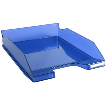 Photo Corbeille à courrier Combo - Bleu royal transparent glossy EXACOMPTA Image