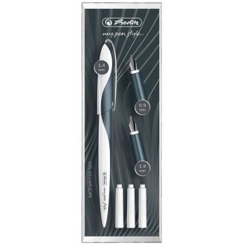 Photo HERLITZ : Stylo plume  pour calligraphie - 0,9 / 1,4 / 1,9 mm emballage