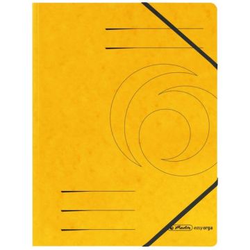 Chemises à élastiques A4 - Jaune HERLITZ Easyorga Image