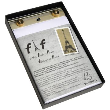 Photo Bloc-notes FAF n° 4 uni avec recharge - 210 x 135 mm EXACOMPTA Image