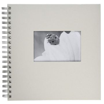 Photo PAGNA 12156-02 : Album photos à spirales Passe partout - Blanc - 240 x 250 mm