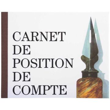 Photo Carnet de Position de compte - 160 x 195 mm EXACOMPTA Couverture