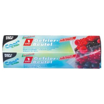 Photo Sac congélation refermable - 1 L PAP STAR QuickSnap