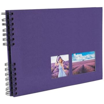 Photo Album photos à spirales - 320 x 220 mm - Violet EXACOMPTA Milano