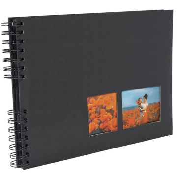 Photo Album photos à spirales - 320 x 220 mm - Noir EXACOMPTA Milano