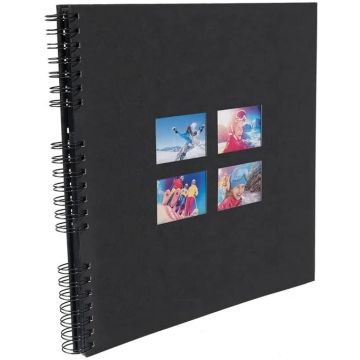 Photo Album photos à spirales - 320 x 320 mm - Noir EXACOMPTA Milano