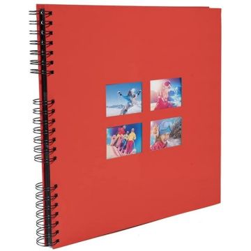 Photo Album photos à spirales - 320 x 320 mm - Rouge EXACOMPTA Milano