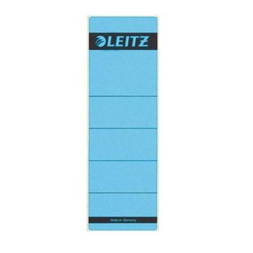 Photo Etiquettes Dos de classeur - 61 x 192 mm - Bleu : LEITZ Lot de 10 - 1642-00-35