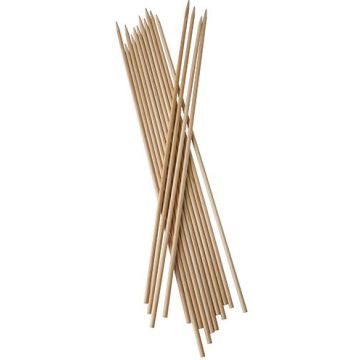 Photo Pique à brochette en bois - 400 mm PAP STAR Pure