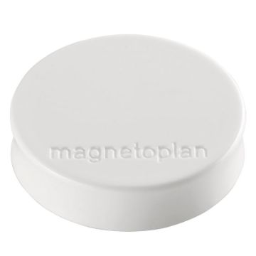 Photo Aimants ronds Ergo - 30 mm - Blanc MAGNETOPLAN 1664000
