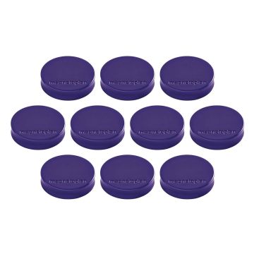 Photo Lot de 10 Aimants ronds Ergo - 30 mm - Violet : MAGNETOPLAN 1664011