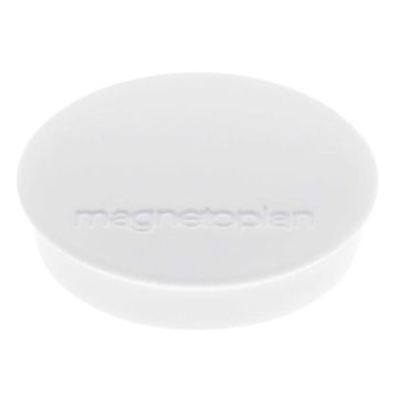 Photo Lot de 10 Aimants ronds Discofix - 30 mm - Blanc : MAGNETOPLAN 1664200