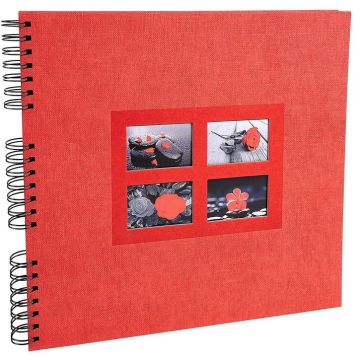 Photo Album photos à spirales - 320 x 320 mm - Rouge EXACOMPTA Passion